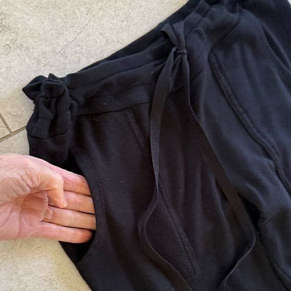 River + Sky Black Lace-Up Sweatshirt/drawstring matching set S - Picture 5 of 13